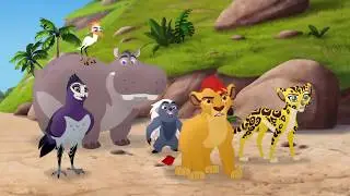 The Lion Guard meet Ora the Komodo Dragon-Dragon Island