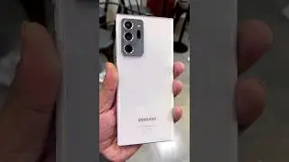 Samsung Galaxy Note 20 Ultra Mystic White 🤍👌 #samsung #samsungmobile #note20ultra #mobile #shorts
