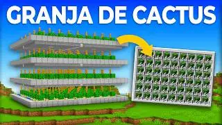 Granja de Cactus Minecraft 1.21 JAVA - 160 por Hora!