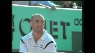 Andre Agassi vs Arnaud Cl&eacute;ment - RG 1999 2R Highlights