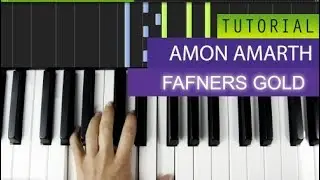 Amon Amarth - Fafners Gold - Piano Tutorial - Midi Download