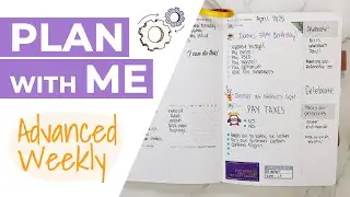 Plan with Me ft. Clever Fox Advanced Weekly Planner - The Most Spacious Weekly Planner Ever!
