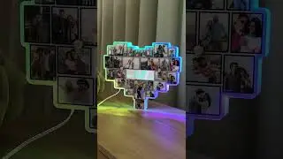 Personalized Heart Shaped Photo Mirror Light  #valentinesdaygift