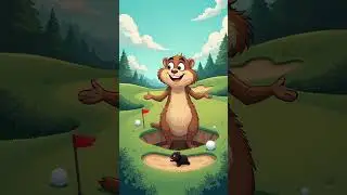 ⛳️ The Hazards of Golf: From Gophers to Lightning ⚡️#youtubeshorts #golf