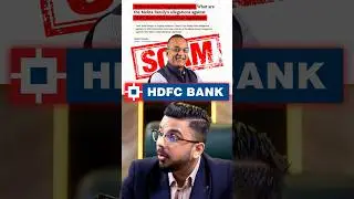 Bribe & Forgery Allegations on HDFC Bank CEO? Truth About Sashidhar Jagdishan!