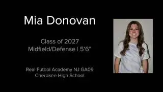 Mia Donovan - Soccer 2024