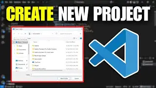 Как создать новый проект в Visual Studio Code