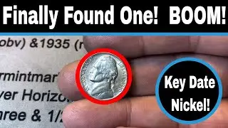 Roll Hunting Nickels - Finally Found It!  1950-D BOOM! 🔥