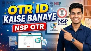 NSP Scholarship Portal OTR Registration kaise kare | MPTAAS OTR Registration kaise kare | #otr