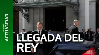 El rey llega al Supremo para la apertura del A&ntilde;o Judicial