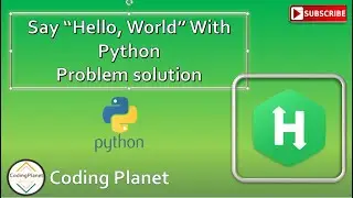 Python Challenge 1 || Say 