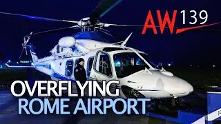 Overflying Rome Fiumicino Airport LIRF/FCO - 1st part