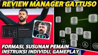 REVIEW LENGKAP MANAGER GATTUSO EFOOTBALL 2026 | TERBAIK UNTUK CROSSING ⁉️
