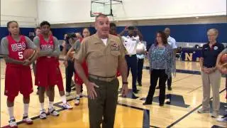 USA Basketball Women&rsquo;s National Team visits Annapolis