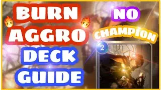 Burn Aggro Deck EXPLAINED | NO Champion | How 2 Play Burn Aggro Deck For Beginners SSS Tier Deck LoR
