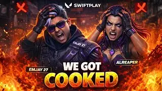 🌑 WE GOT COOKED IN VALORANT SWIFTPLAY MODE!
