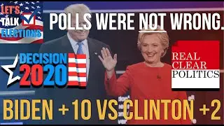Polls Were NOT Wrong in 2016