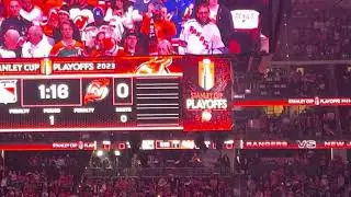 NJ Devils NY Rangers Game 7 Player Introductions