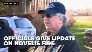 Officials hold news conference after Novelis aluminum plant catches fire