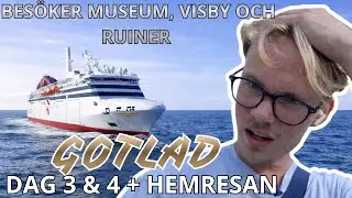 UPPTÄCKSFÄRD PÅ GOTLAND + HEMRESAN | Vlogg (sommaren 2025)