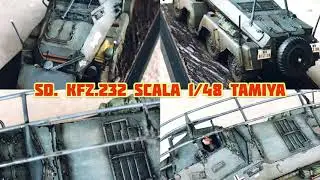 SDKFZ 232 scala 1/48 TAMIYA di SIMEONI STEFANO