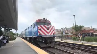 Metra Train Ride from Cumberland to Des Plaines and train departure at Park Ridge