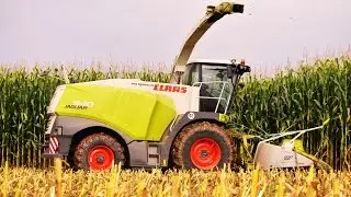 Insilato Mais 2014 con Claas Jaguar940+testata orbis600+MasseyFerguson+RimorchioSIlverCar