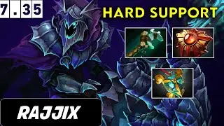 Rajjix Abaddon Hard Support - Dota 2 Patch 7.35 Pro Pub Gameplay