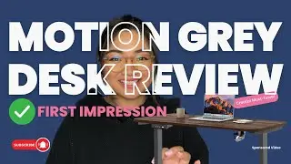 UGC Creator & Strategist Must Have for 2023 | MotionGrey Standing Desk