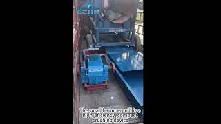 Delivery the equipment of a Small hammer mill and a mobile trommel #gold #machine #trommel #hammer