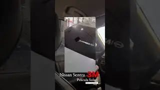 NISSAN SENTRA PELICULA SOLAR 3M - S&Eacute;RIE CS COLOR STABLE #rioclarosp #peliculasolar #nissan #targasom