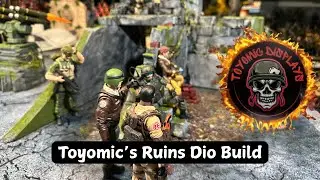 1:12 scale Ruins diorama build with rocket tower!