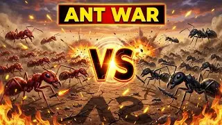 War of Two Ant Kingdoms | Red Ants vs Black Ants Epic Battle Story