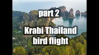 Krabi Province, Thailand. Bird flight. PART-2