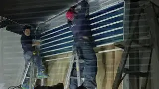 Successfully installed automatic polycarbonate rollup door for Ojo Eyewear at SM Angono, Rizal.