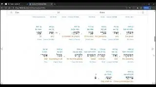 Exodus 31 Hebrew Audio Interlinear (Modern Pronunciation)