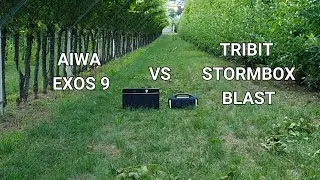 Tribit Stormbox Blast Vs Aiwa Exos 9 (Audio Test Max Volume)