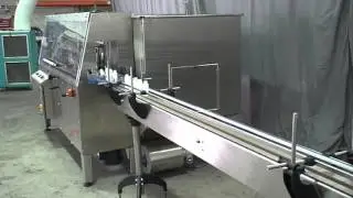Bottle unscrambler working with 60ml bottle at 200 bpm swiss bottle, Trusort 48, 25CF hopper