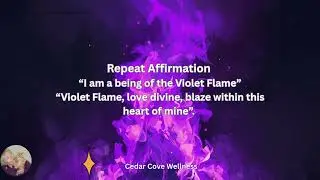 The Violet Flame activation St Germain #iamthevioletflame #violetflameoftransmutation #spiritual