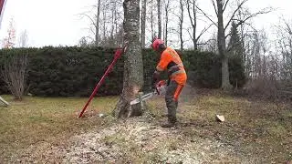 N&auml;in toimii Stalpen ja Stihl ms 400