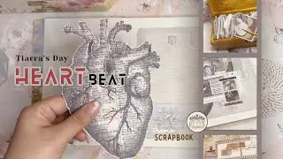 Heartbeat Scrapbook with Relaxing Music 🖤 | ASMR Theme