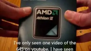 Видео распаковки: AMD Athlon II X4 645 3.1 GHZ