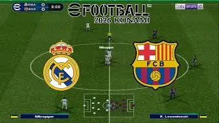 eFootball 2026: Real Madrid vs FC Barcelona &ndash; PlayStation 2 Gameplay (PS2)