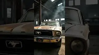 From Rust to Glory! The Legendary 1967 Ford Mustang Fastback Fully Restored 🔥#carrestoration