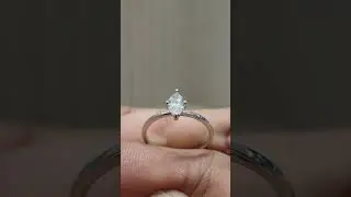 marquise shape natural diamond ring #diamond #diamondring #diamondjewellery #shorts