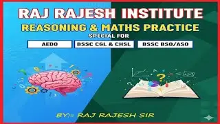 SET-110 BPSC (AEDO) , BSSC  Graduate & Inter level BSO  REASONING Whatsapp 9472040533/34 for enquiry