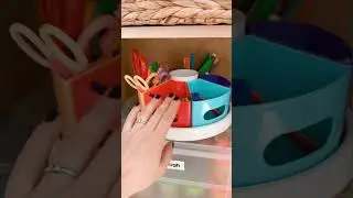 Simple Tricks to Organize Your Kids' Arts & Crafts Supplies Like a Pro ✨ #shorts