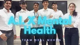 TEDx | Artificial Intelligence meets mental health | Communication Skills project | Team Neal Mohan