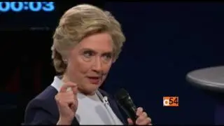 Donald Trump and Hillary Clinton Face off in Tense Debate