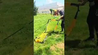 Happyjump soccer goal to any condition for endless backyard or park fun. #soccer #football #sports